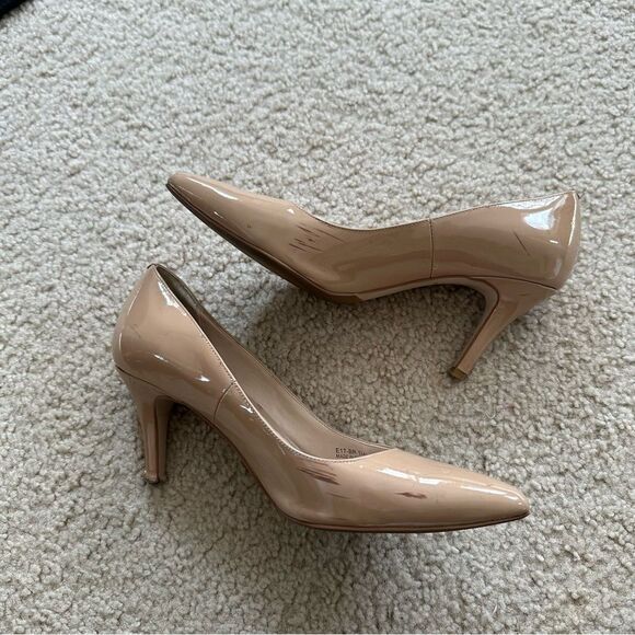 Cole Haan Tan/Nude Shiny Career Pumps/Heels - Picture 5 of 13